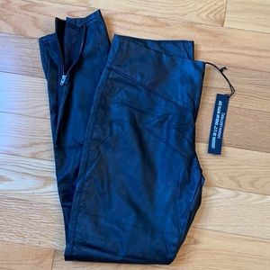 Blank Black Leather Pants